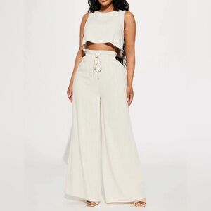 Linen pant set